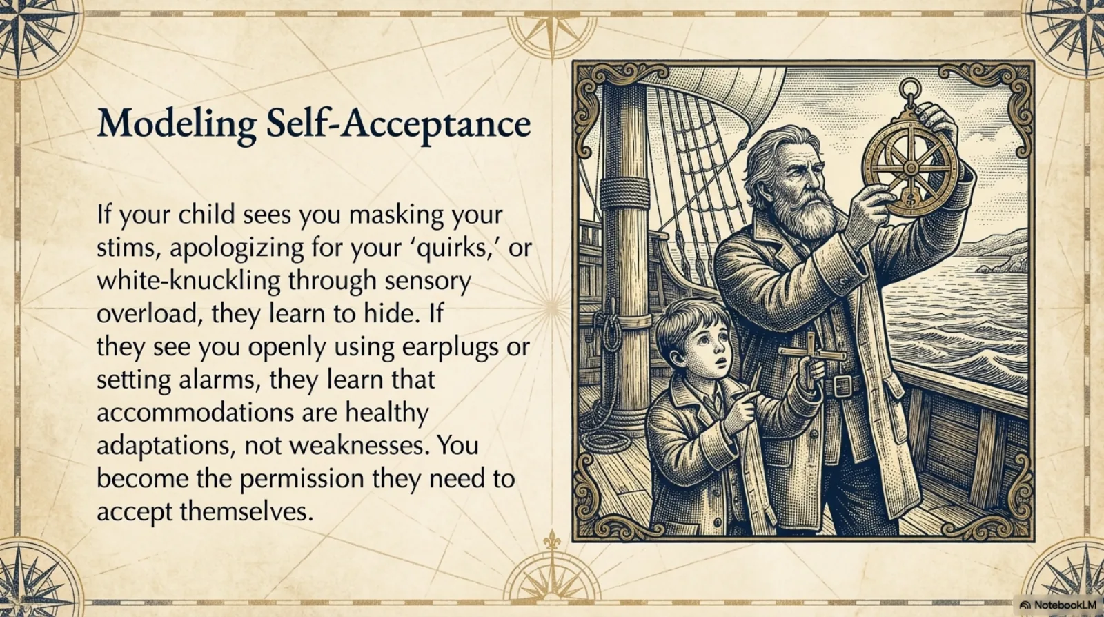 Slide 10 of 11: Navigator's Compass Slides