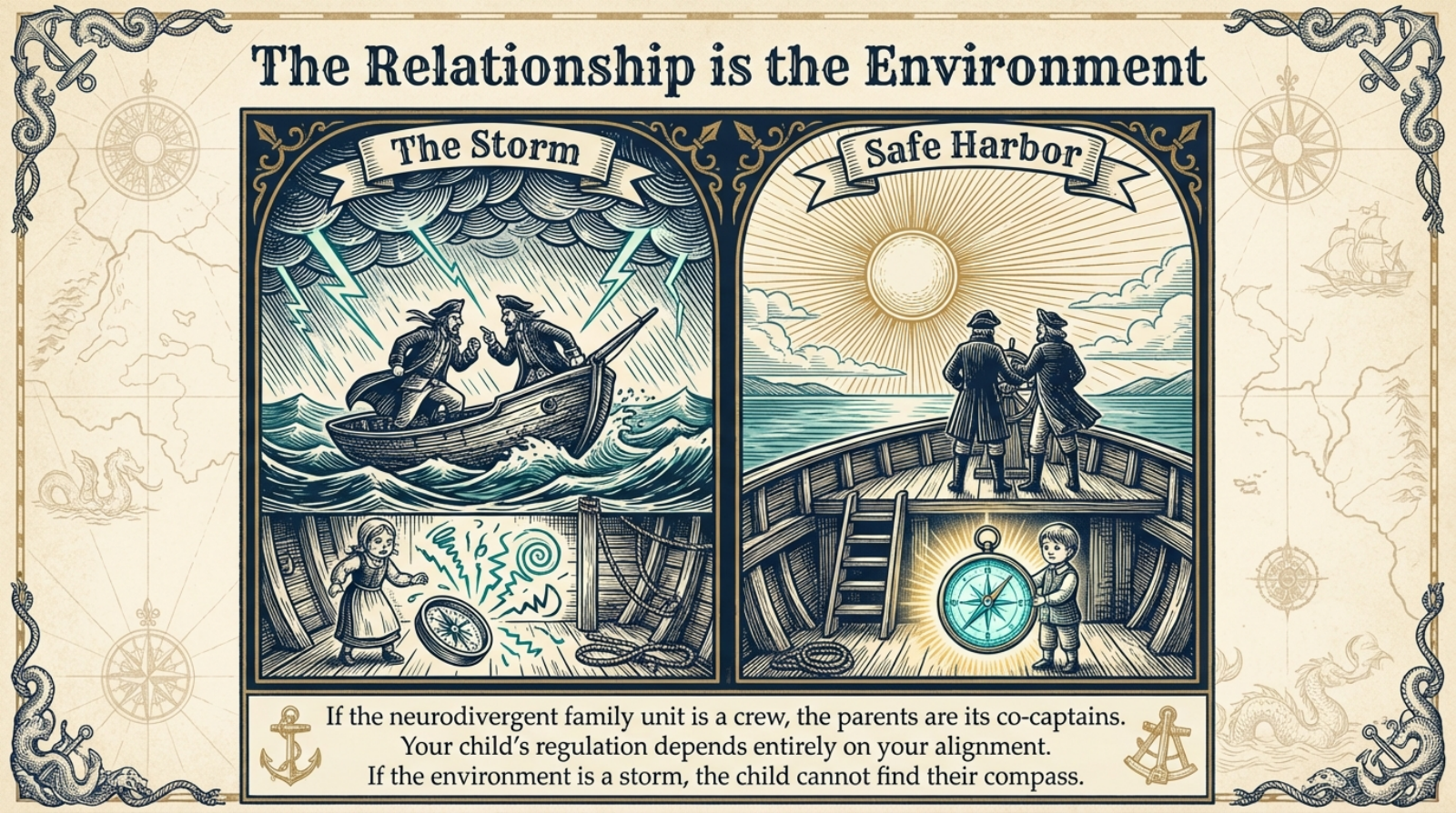 Slide 2 of 20: Two Captains, One Ship Slides