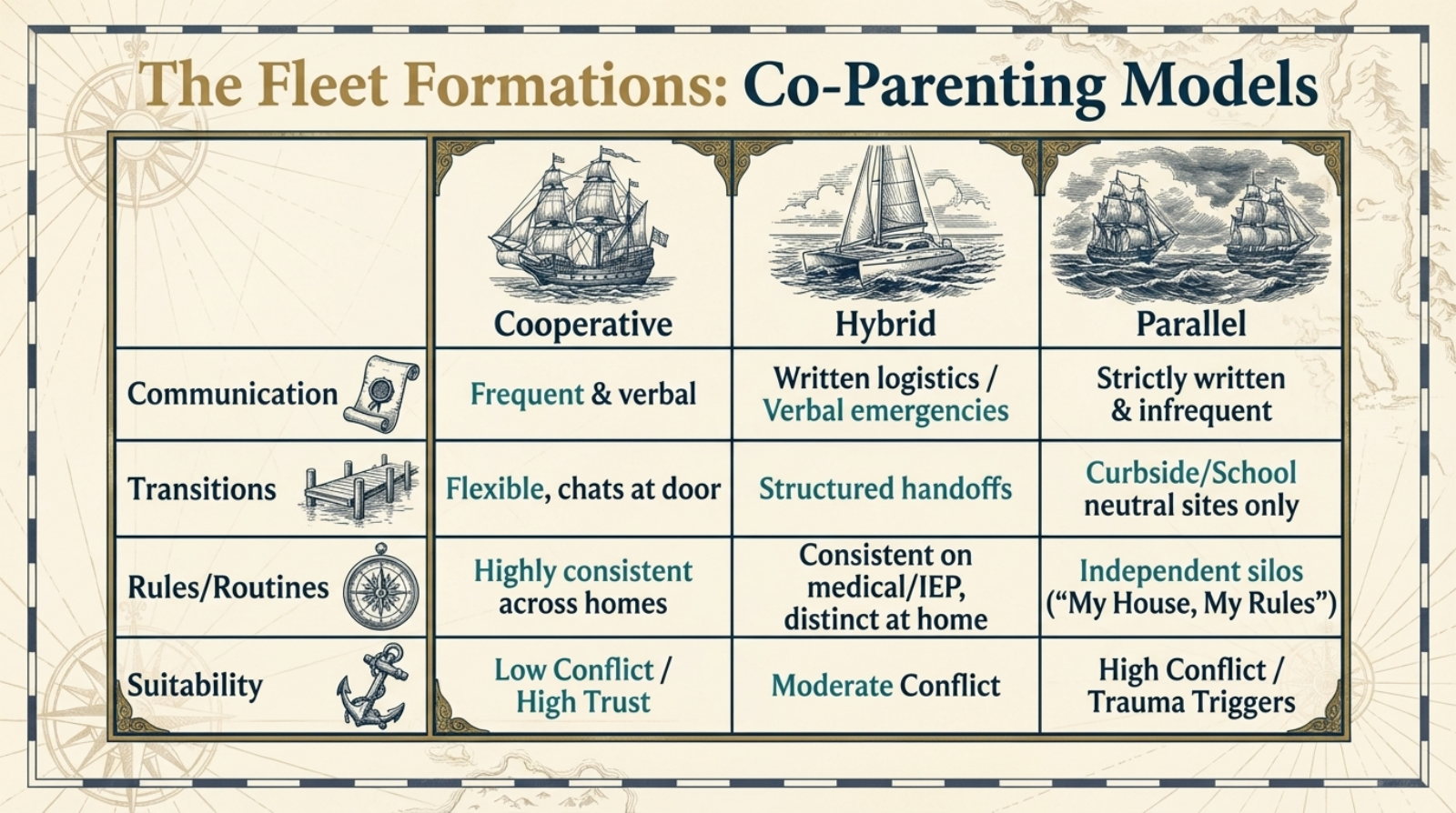 Slide 8 of 20: Two Captains, One Ship Slides