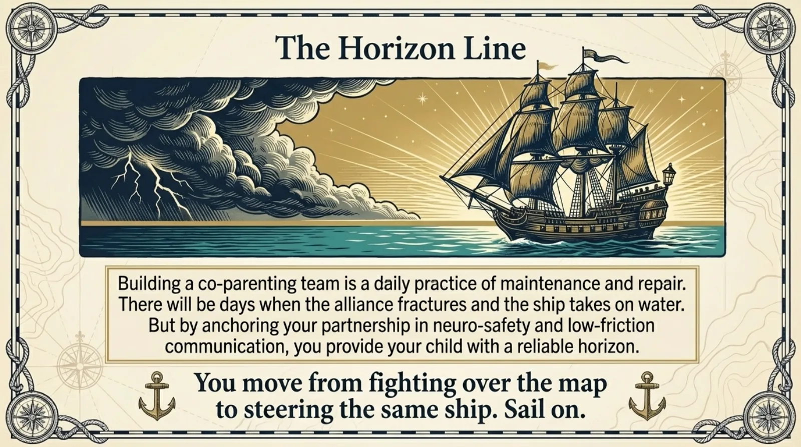 Slide 20 of 20: Two Captains, One Ship Slides